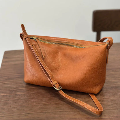 2026 New Genuine Leather Versatile Women's Small Bag Soft Cowhide Lightweight Shoulder Crossbody Bags