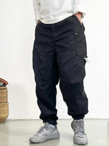 High Quality Cargo Pants Japanese Streetwear Baggy Pants For Men Plus Size Cotton Joggers Harajuku Fashions Casual Trousers
