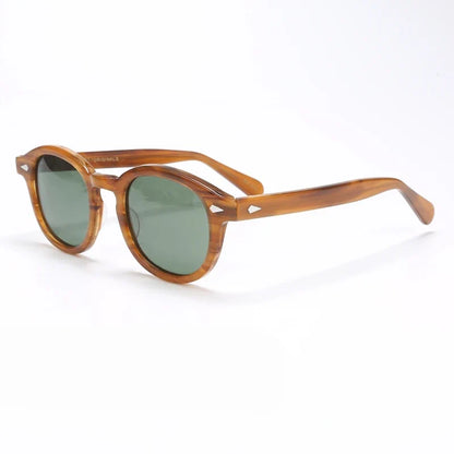 Polarized Sunglasses Men Women UV400 Johnny Depp Lemtosh Sun Glasses Brand Retro Acetate Frame For Male Eyeglasses Eyewear