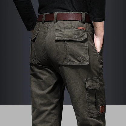 Casual Mens Cargo Pants  Baggy Clothing Multiple Pockets Khaki Black Safari Work Pants Tactical Military Trousers Pants For Male