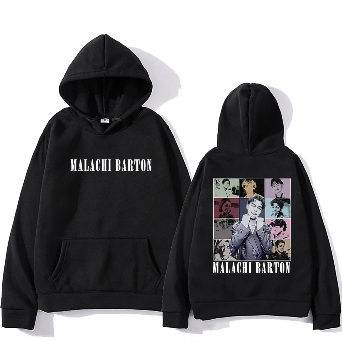 Malachi Barton Graphic Hoodie Men Women's 2025 vintage Autumn Winter Fashion pullovers Long Sleeve Fleece hip hop gothic clothes