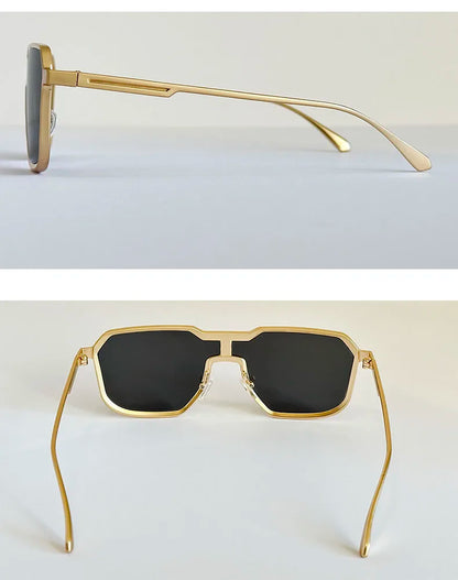 2025 Punk Sunglass Men Vintage Metal Square Steampunk Sunglasses Women Retro Luxury Fashion Glasses Gafas De Sol Hombre Okulary