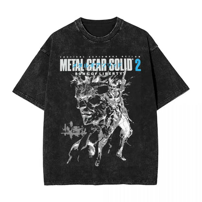 Metal Gear Solid 3 Snake Eater T Shirt Summer Game Y2K T Shirts 2024 Cotton Harajuku Tee Shirt For Mens Short Sleeves Top Tees
