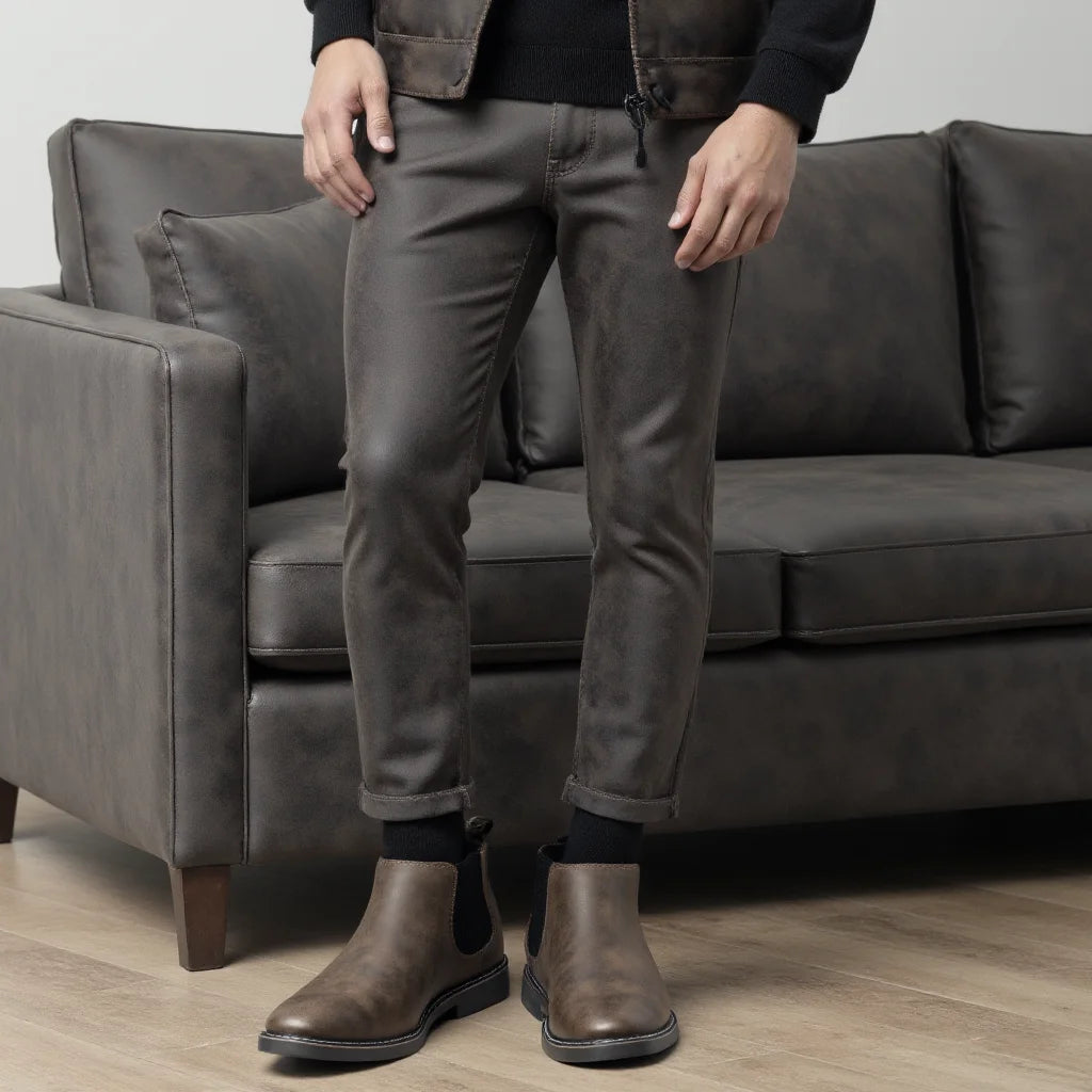 40~46 Men Chelsea Boots Brand Retro Comfortable Fashion Men Boots