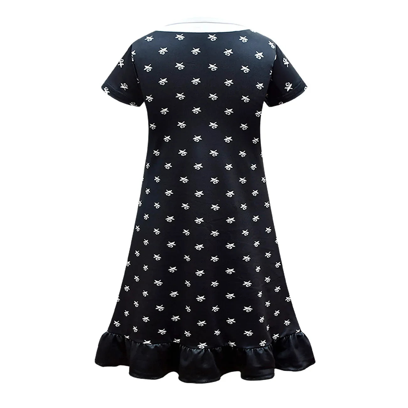 Wednesday Cosplay For Girls Costume Movie Addams Dresses for Girl Kids Mesh Party Dresses Halloween Carnival Costumes 4-12Yrs