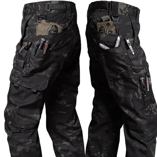 New Tactical Work Pants Men Casual Outdoor Waterproof Cargo Trousers 2/1Pcs Multi-pocket Wear-Resistant Outdoor Training Trouser