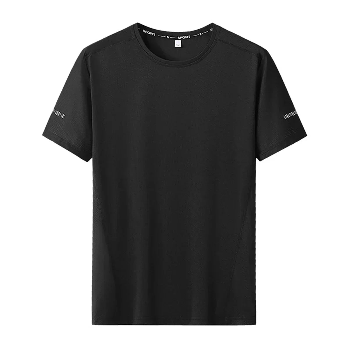 6XL 8XL Large Plus Size Men T Shirts Quick Dry Short Sleeve T Shirt Gym Jerseys Fitness Trainer Running T-Shirt Sportswear