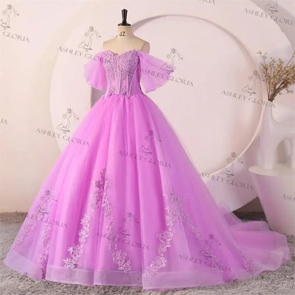 Sweet 15 Quinceanera Dresses Off The Shoulder Birthday Party Dress Formal Ball Gown 15 Year Old Dress Customized