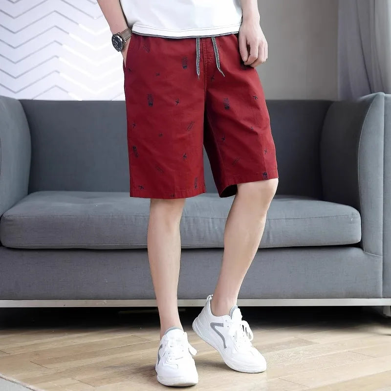 Mens Cotton Shorts Sport Casual Shorts Men's Light Weight Running Shorts Gym Cool Breathable Shorts
