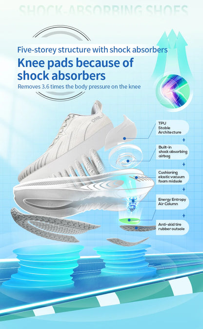 Running Shoes for Men Outdoor Fitness Sport Shoes Anti-skid Cushioning Ultra-Light Support Comfort Man Trainers Sneakers