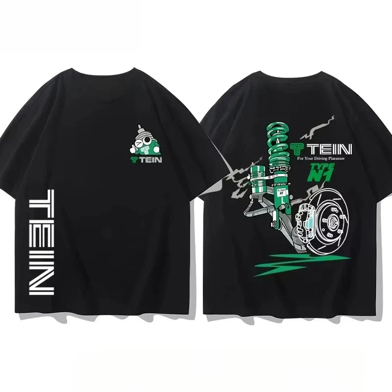 Men's Pure Cotton T-shirt Shock Absorber From 2025 Is Comfortable Breathable and Of High Quality It's A Must-have for Festivals