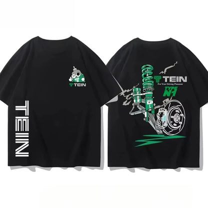 Men's Pure Cotton T-shirt Shock Absorber From 2025 Is Comfortable Breathable and Of High Quality It's A Must-have for Festivals