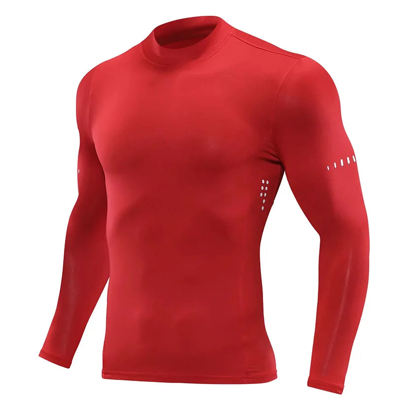 Men Children Long Sleeve Running Slim Tops Tees Sportswear Gym Fitness Compression T-shirt Outdoor Football Jersey Jogging Tight