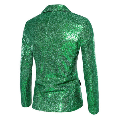 Suit Men's Performance Dress Sequined Suit Nightclub Men's Clothing Host Master Studio Men's Jacket