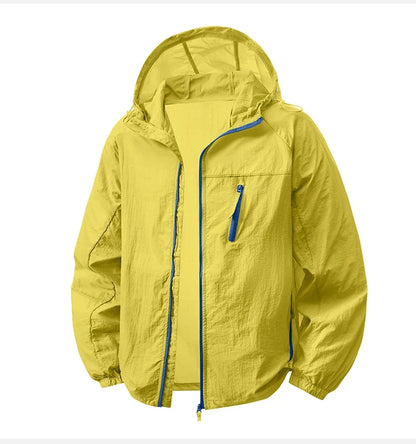Summer Windbreaker Men Women Lightweight Sun Protection Jacket Unisex Camping Climbing Hiking Outdoor Sports Anti-UV Coat