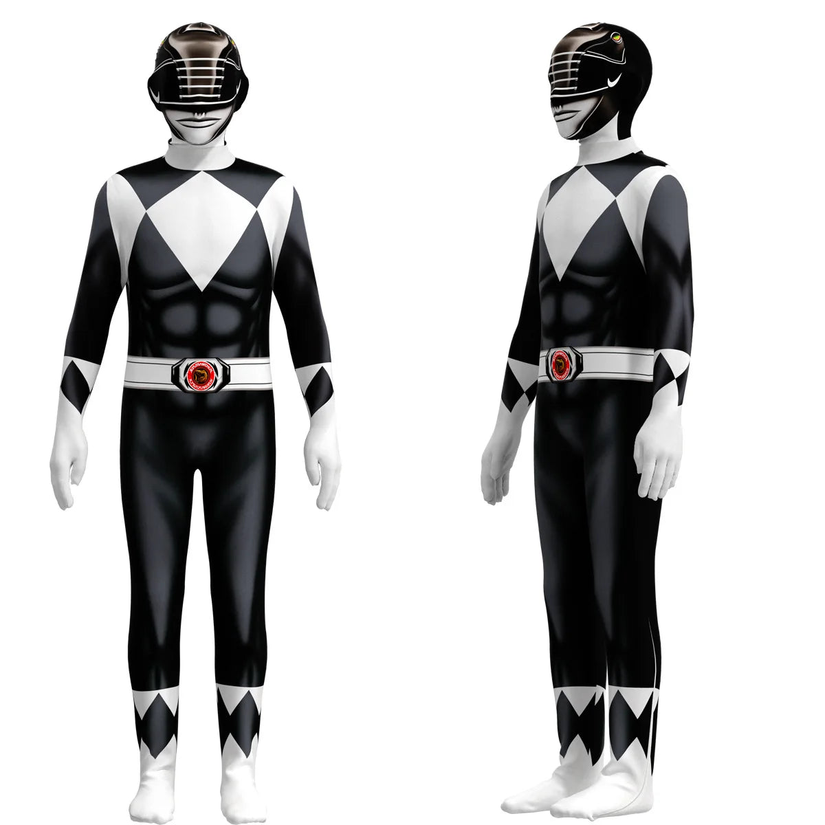 Morpher Power Superhero Cosplay Costume Kids Alpha Samurai Sentai Shinkenger Rangers Cosplay Halloween Party Jumpsuit Mask Suit