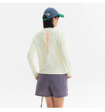 Men Anti-Bacterial  UPF Sun Protection Long Sleeve Moisture-Wicking & Quick-Dry Lightweight Top Unisex Quick-Dry Sun Protective