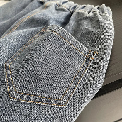 0-5Years New Baby Boys Girls Summer Clothes Multi Symbol Hot Dye T-shirt Denim Shorts 2pcs/sets Children Clothing Tracksuits Set