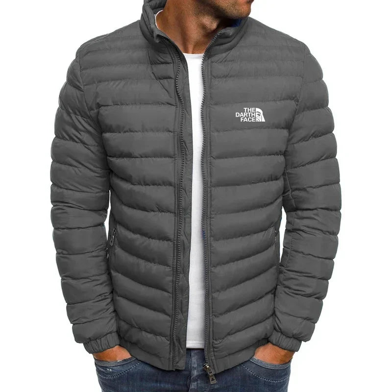2024 Autumn/Winter Men's Stand up Collar Zipper Warm Shopping Fashion Leisure Brand Business Slimming Fishing Hot Selling Coat