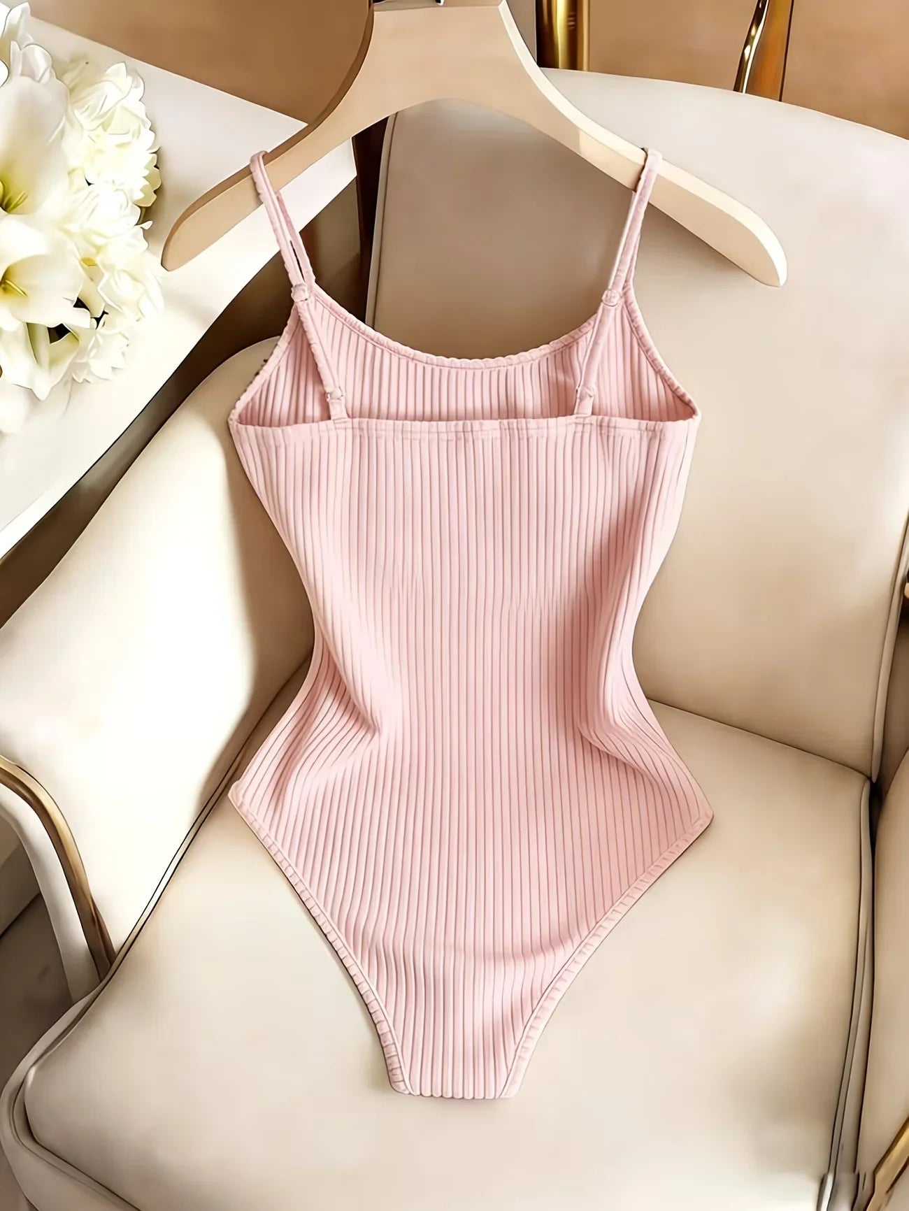 Sleeveless Knit Bodysuit Hot Summer Sexy Bodycon Off Shoulder Halter Tops Casual Street Bodice For Women ClubWear