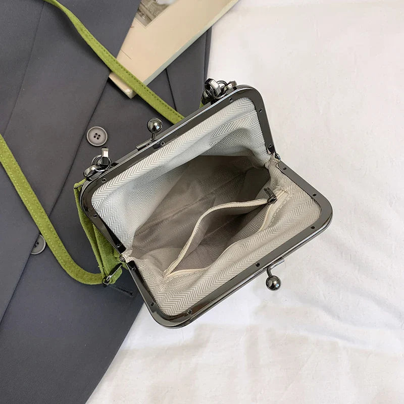Women's Retro Frosted Splice Handbag Large Leisure Travel Trip Shopping Work Commuting Crossbody Shoulder Bag Elegant Clutch Bag