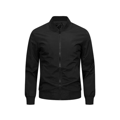 Spring Autumn Men's Casual Jackets Fashion Baseball Coat Light Soft Flying Jackets Men Business Men's Standing Collar Jacket