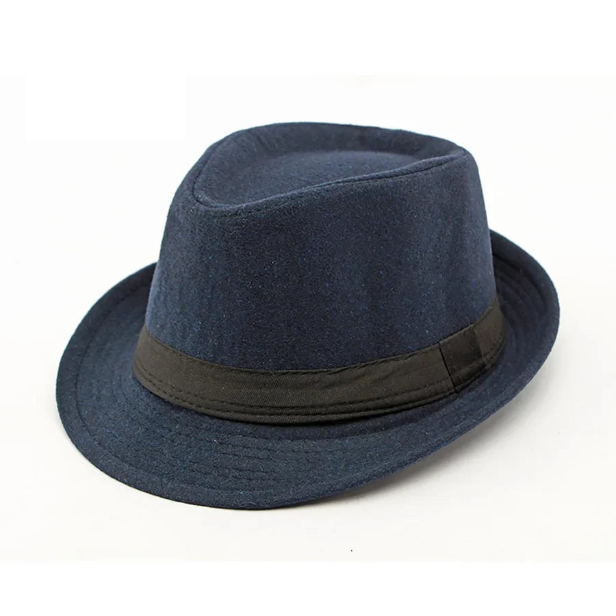 Spring Summer Wool Wedding Hat for Mid-Aged Men Couple Fashion Autumn Winter Party Plaid Luxury Design Jazz Hat Fedora Hat Women