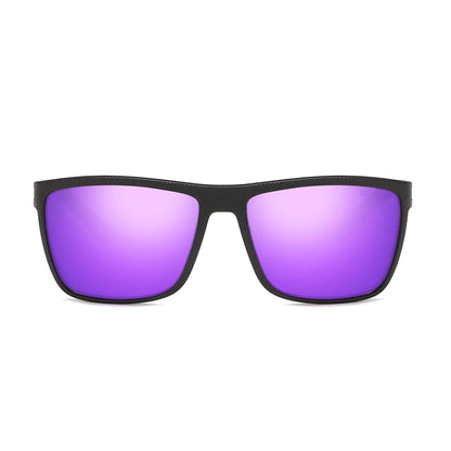 Polarized Sunglasses for Men Shades Lightweight TR90 Frame UV400 Protection Square Outdoor Trave Driving Sun Glasses