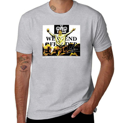 We Don't Like Outsiders Weekend T-Shirt hippie clothes heavyweights men graphic t shirts