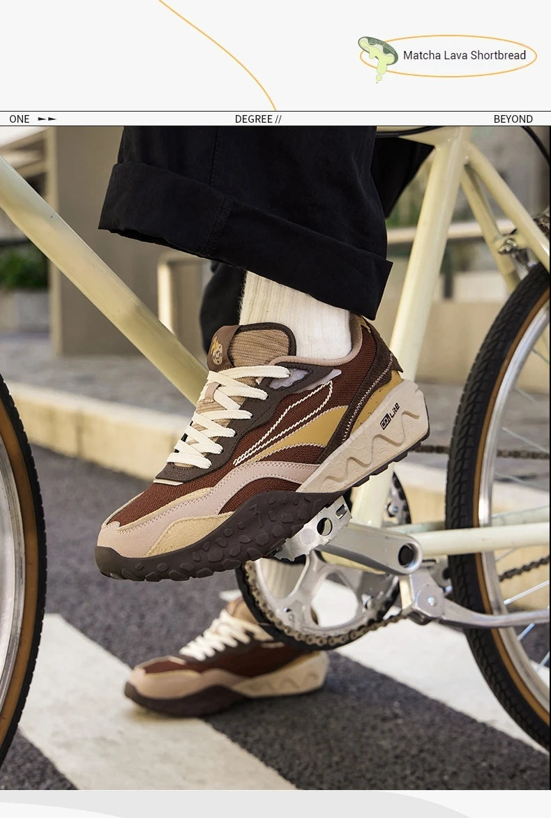 Degrees Men's Sports Shoes Autumn Couple New Mesh Retro Wear-resistant Non-Slip Casual Thick-soled Sneakers Male 672446763