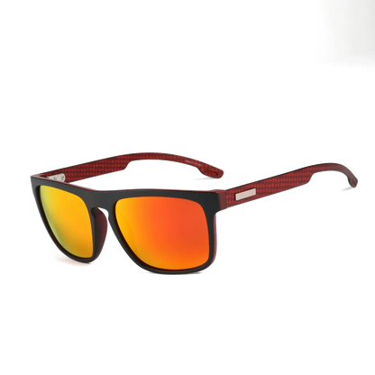 Retro Square Polarized Sunglasses Shade Men Lightweight TR90 Frame UV400 Protection Fashion Sun Glasses ZS3209