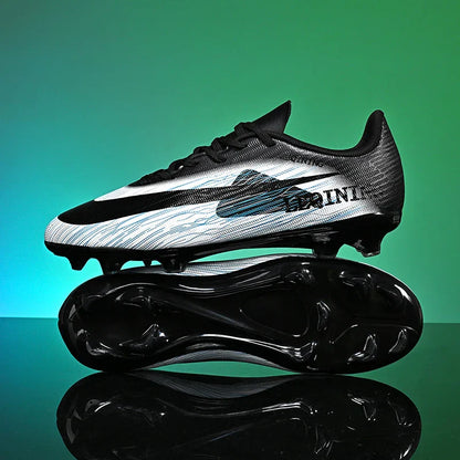 New Men Football Boots Outdoor Non Slip Match Boys Breathable Soccer Shoes Sport Adult Cleats Training Long Spikes Comfortable
