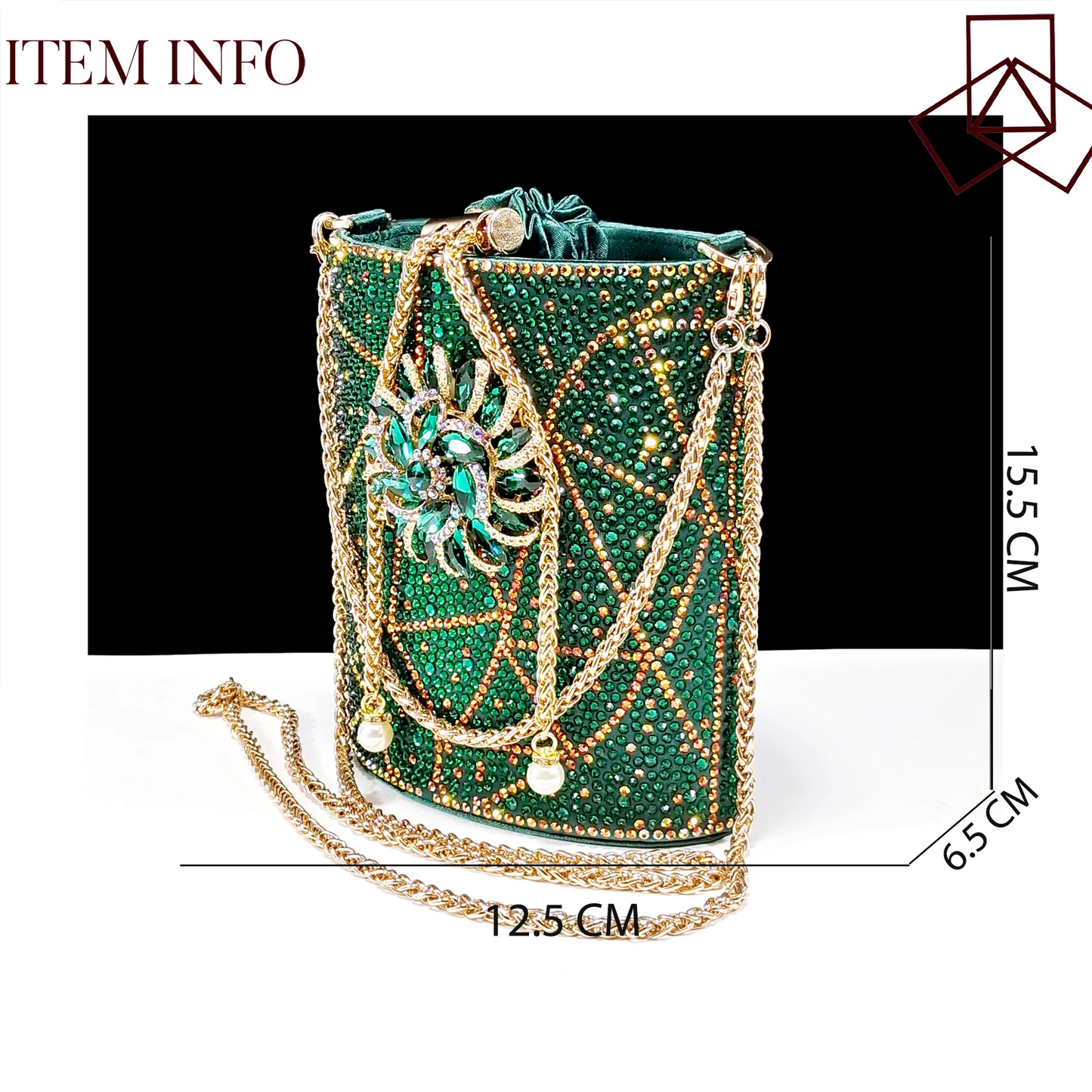 New Style Evening Shoes and Bag Set Comfortable Thick Heel Shoes With Oval Stand Bag Comes with Metal Double Chain