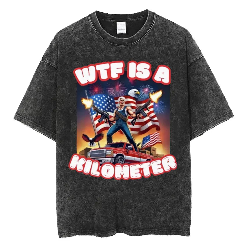 Autism Skeleton Meme T Shirt Human Funny Skull Men Women Harajuku Gothic Vintage Washed T Shirts Oversized Casual Cotton T-shirt