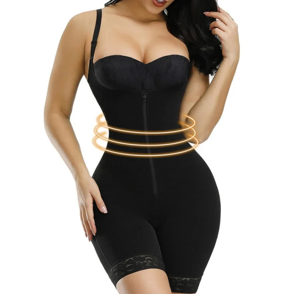 Fajas Colombianas Reductora Waist Trainer Body Shaper Tummy Slimming Flat Belly Postpartum Girdle Push Up Butt Lifter Shapewear