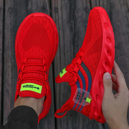 2025 Men Running Shoes Lightweight Sports Shoes Mesh Breathable Casual Running Shoes Women Anti Slip Outdoor New Product Launch