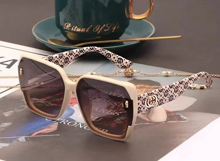 Fashion Polarized Sunglasses Internet Celebrity Sunglasses 2025 New Ins Spice Girl Style Premium Women's Sunglasses
