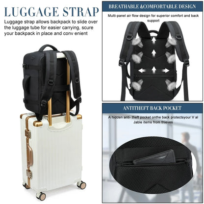 travel backpacks 40x20x25 ryanair Hand luggage with laptop compartment portable luggage students business people school cabinbag