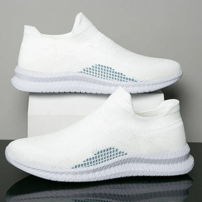Lightweight Men's Walking Shoes Outdoor Soft Male Casual Shoes Flexible Breathable Men Loafers Slip-on Footwear Sneakers 39-48