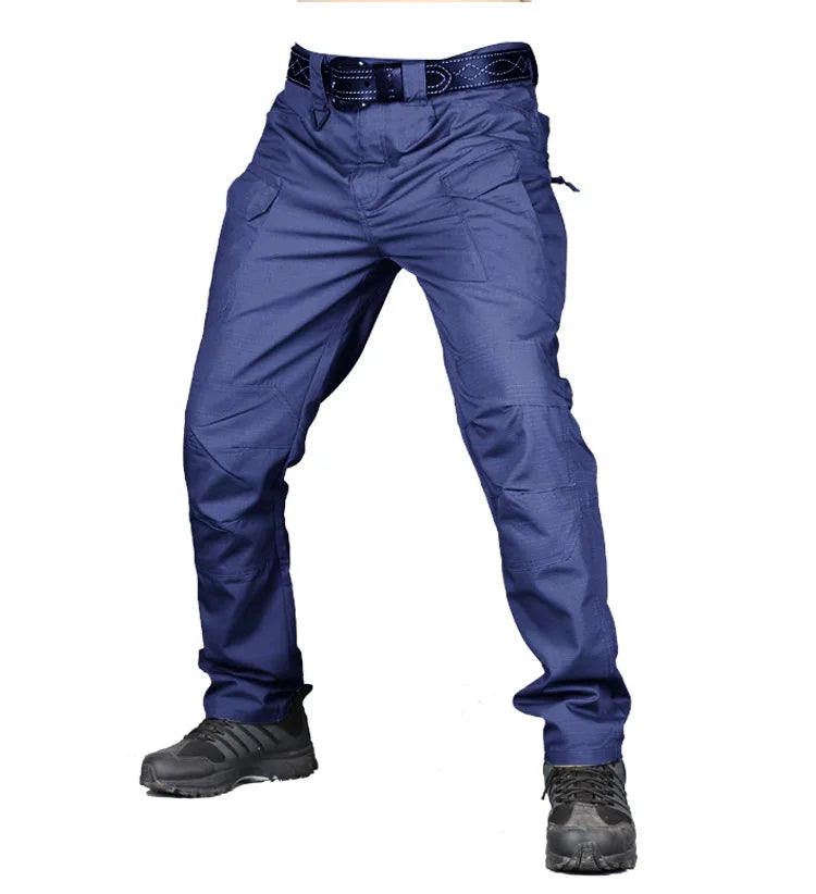 2024 New Mens Casual Tactical Pants Multiple Pocket Elasticity Outdoor Quick Dry Tacitcal Trousers Men Slim Fat Cargo Pant 5XL