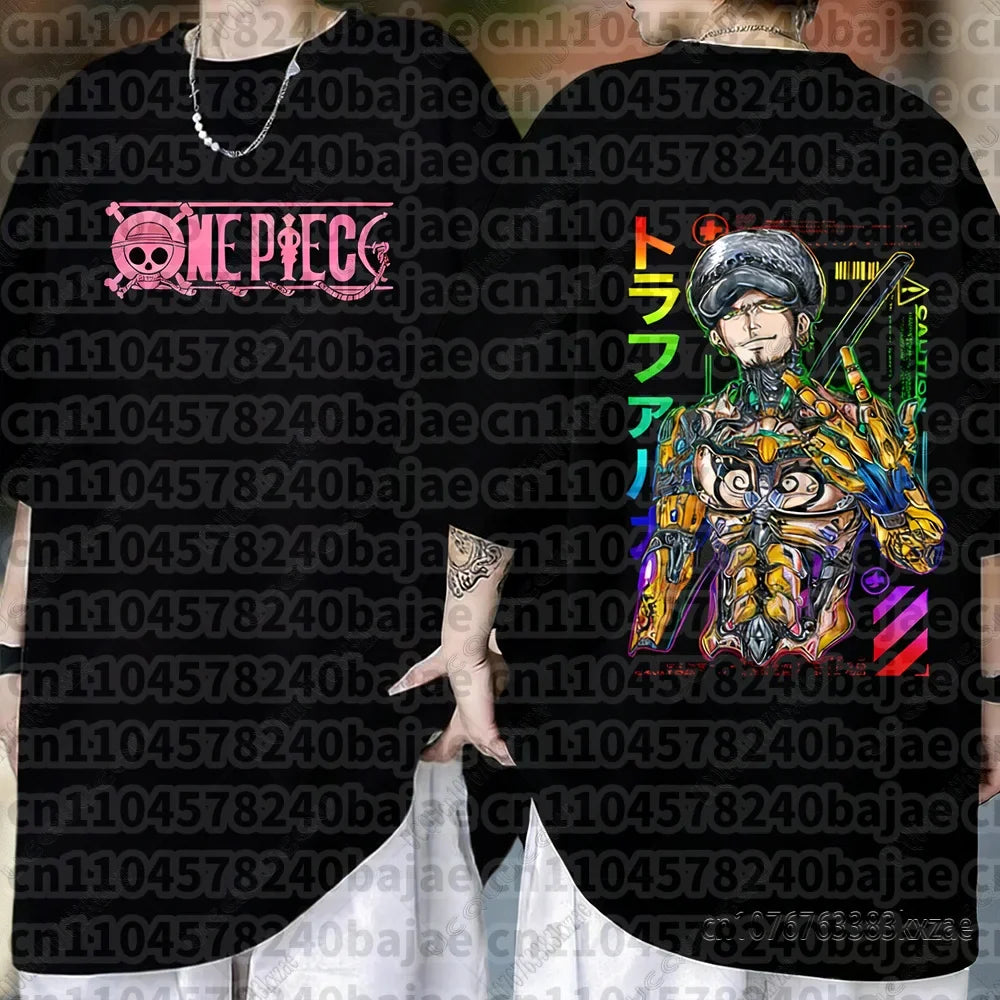 One Piece Monkey D Luffy Anime T Shirt Men Women Summer Cotton Short Sleeve Tee Cartoon Print Streetwear Casual Graphic Top 2026