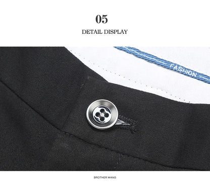 4 Colors 98% Cotton Casual Pants Men 2024 New Classic Style Straight Loose High Waist Elastic Trousers Male Brand Clothes