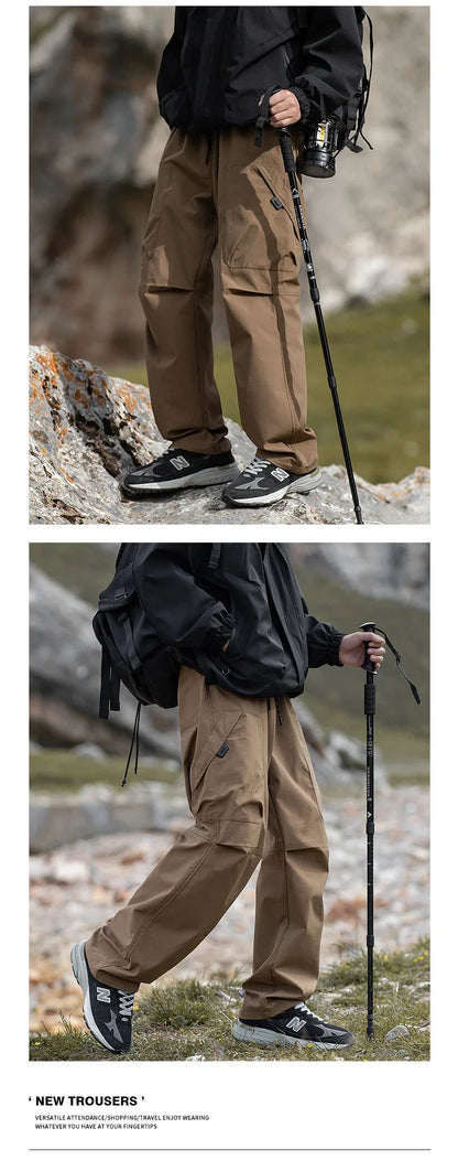 Hiking Pants Men Waterproof Climbing Trekking Pant Outdoor Sports Camping Fishing Pant Mountaineering Cycling Windproof Trousers
