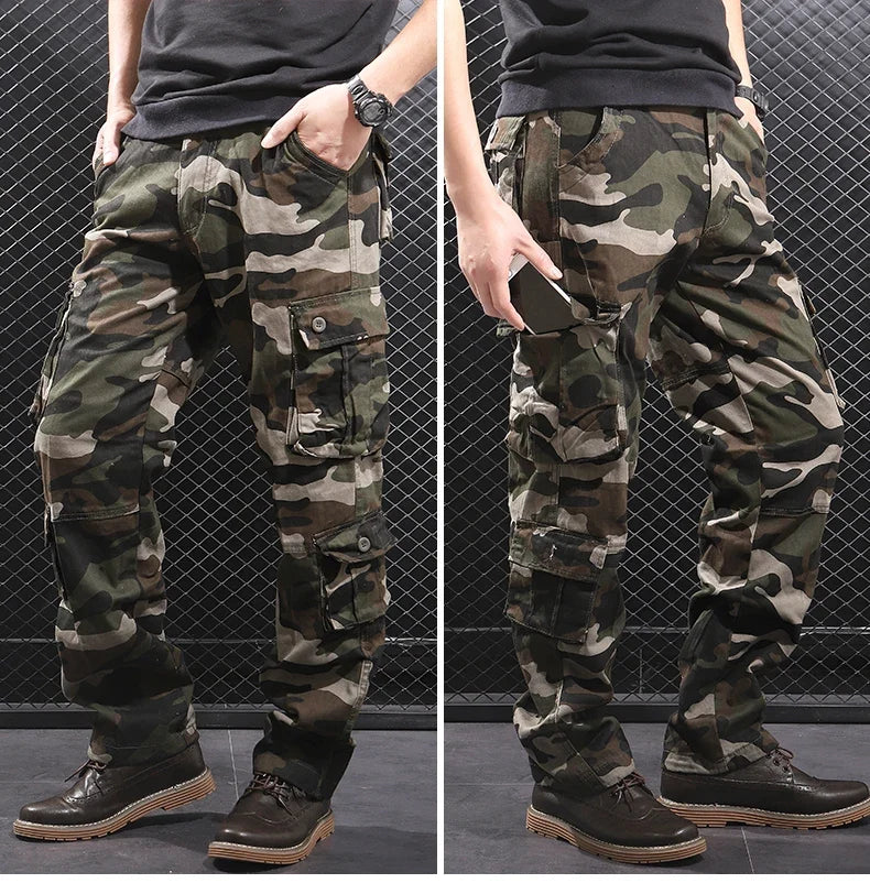 Men's Cargo Pants Men Camouflage Sweatpants Amazon Joggers  Sports Joggers Loose Fit Streetwear Male Hiking Pants