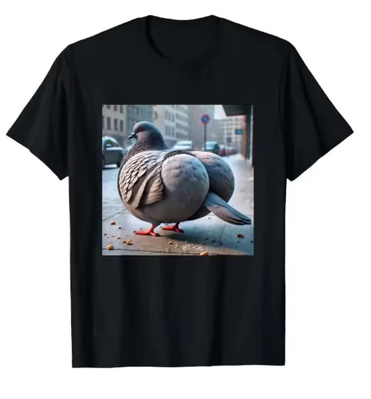 Y2K T-Shirts T-Shirt Funny Brainrot Pigeon Womens Clothing Graphic Kawaii Aesthetic Harajuku Fashion Tops Suitable for Women