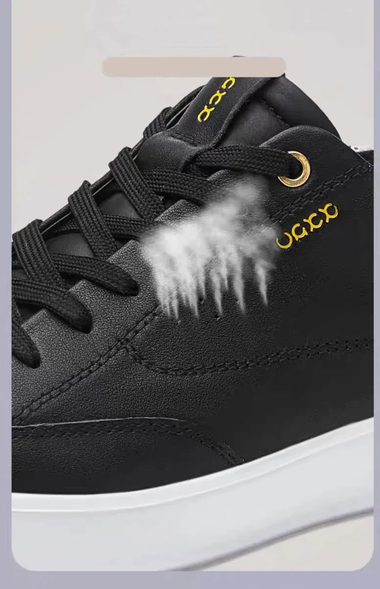 Genuine Leather Shoes Men High Quality Trekking Casual Athletic Sneaker Outdoor Walking Summer Breathable Lightweight Men Shoes
