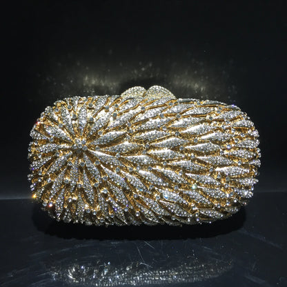 Hot Sale Shiny Diamond Luxury Prom Party Fashion Portable Handbag Women Evening Clutch Bag