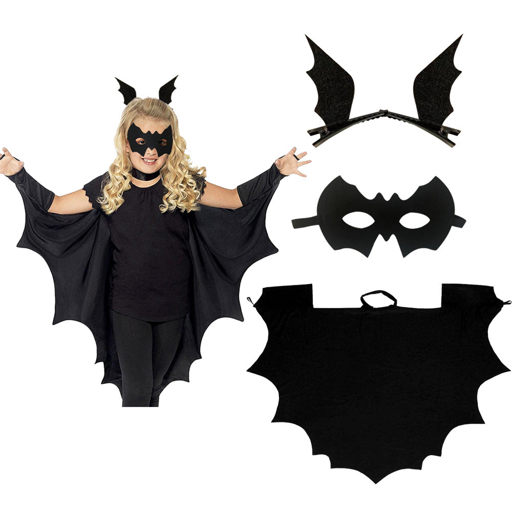 1set/lot cosplay bat costumes girl boy halloween party costumes