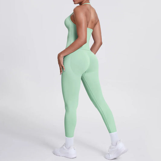 2 Piece Yoga Clothes Women Tracksuit Athletic Wear Pilates Fitness Suit Gym Workout Push Up Clothes Sports Bra Leggings Suit