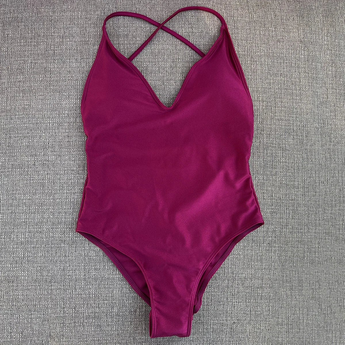 Solid One Piece Swimsuit Women Swimwear 2025 New Bikini Sexy Bodysuit Plus Size Bathing Suit Swimming Suit maillot de bain femme
